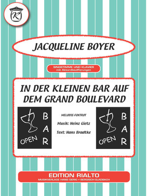cover image of In der kleinen Bar auf dem Grand Boulevard